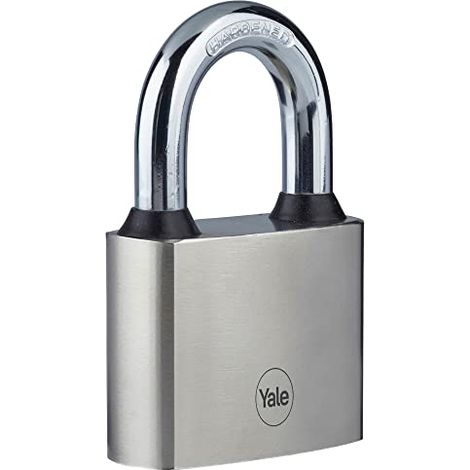 YALE Lucchetto a disco in ferro Y112/50/128/1 50 mm con arco corto (1/4)