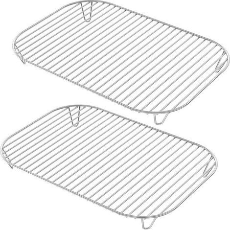 Grillrost aus Edelstahl (2er-Set) - Grillrost - Speziell für Heißluftfritteusen entwickelt (1/4)