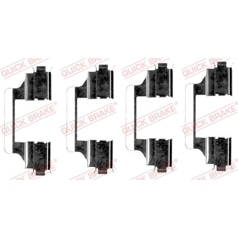 Kit d'accessoires, plaquette de frein à disque Quick Brake 109-1656 CITROËN