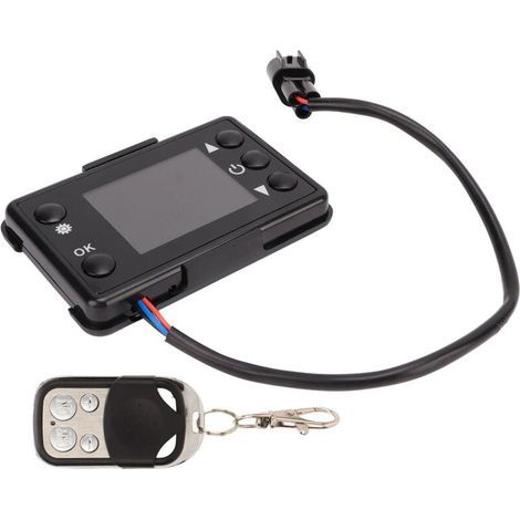 Chauffage de stationnement Diesel, moniteur LCD, interrupteur, télécommande, ensemble pour voitures, camions, véhicules, navires (1/5)