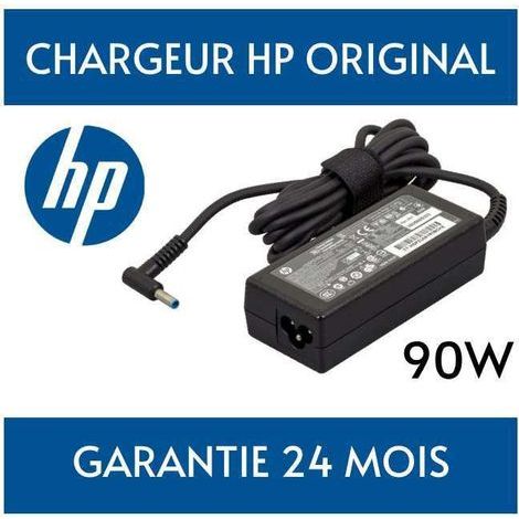 Chargeur HP Original pour pc portable HP Pavilion 17-e056sf compaq 90w 90 Watts 19.5V 4.62A 4.5Mm 3.0Mm-Ywey