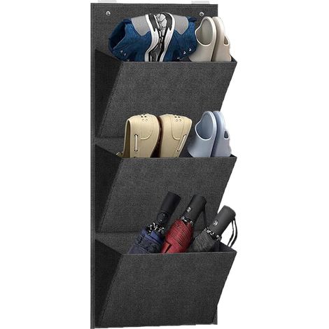 Shoe Rack Rangement Chaussures Murale Pliante Gain de Place,Organisateur (1/5)