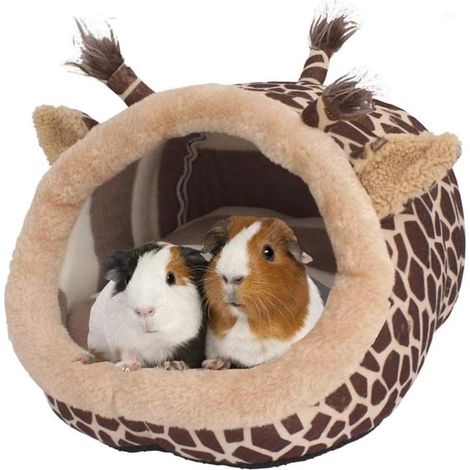 Cama Para Roedores - Cueva De Felpa Con Cierre - Para Chinchillas, Erizos, Cobayas, Hámsters Y Ratones - 1 Unidad (1/5)