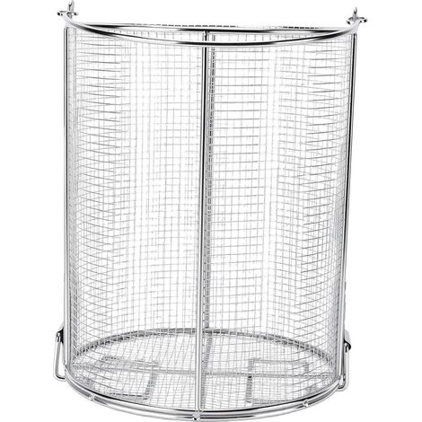 Panier de filtre de nettoyage de pièces, maille de 1/32 pouces, trempage et vidange en acier inoxydable 304 pour seau de 5 gallons (1/5)