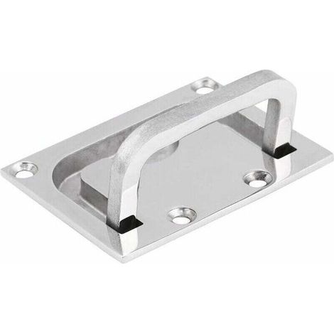 Boucle de plancher en acier inoxydable 316, boucle de pont marine, poignée de trappe, poignée de RV (7657mm) (1/4)