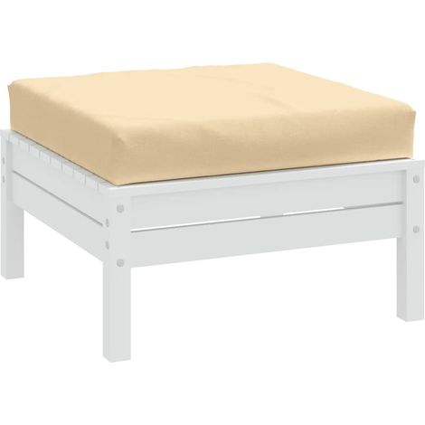 vidaXL Cuscino per Pallet Beige Mélange 60x60x9,5 cm in Tessuto