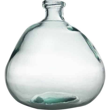 Table Passion - Vase bouteille Simplicity 23 cm en verre recyclé