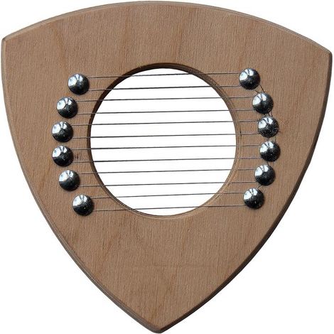 Panetta tagliazucchine a cuore 11 cm con telaio in legno e fili in acciaio inox