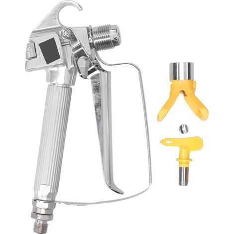 Pistolet de pulvérisation haute pression, Machine de pulvérisation de peinture Portable sans air avec buse et Base (1/5)