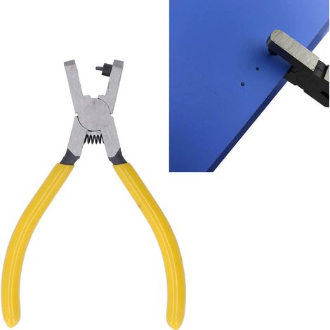 Pince à perforer, perforatrice pour bracelets de montre, perforatrice pour bracelets en cuir, perforatrice pour sandales, outil de réparation de montres, pince à perforer les étiquettes (1/5)