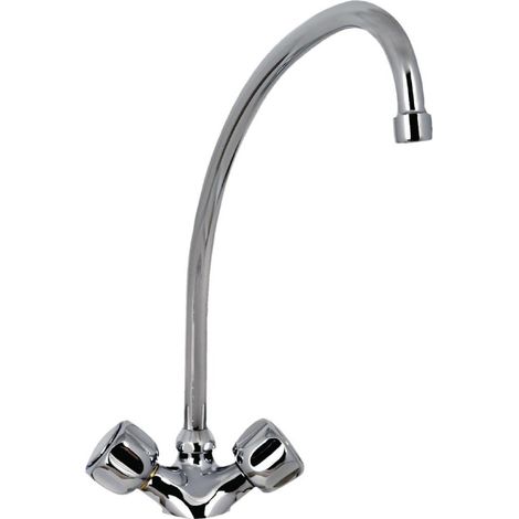 Robinet mélangeur monotrou standard 2 robinets col 200mm - Gastro M