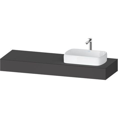 Console Duravit Collection One, 1600x550x170mm, avec découpe à (1/2)