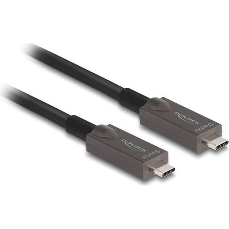 Aktives Optisches USB-C 4K Video + Daten + PD Kabel Verwendung: Verbindet USB-C Monitore avec einem PC
