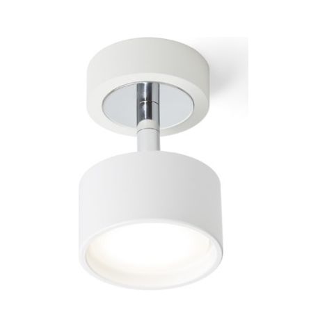 Faretto PIXIE inclinabile bianco cromo 230V LED GX53 7W