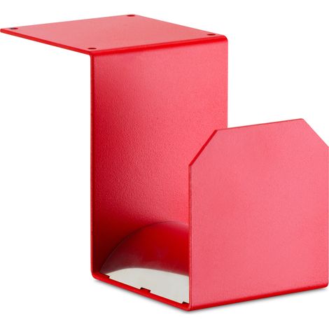 Portatubo Quadrato per Fontane da Giardino in Ferro Antiruggine Belfer 42/PGQ Rosso (1/4)