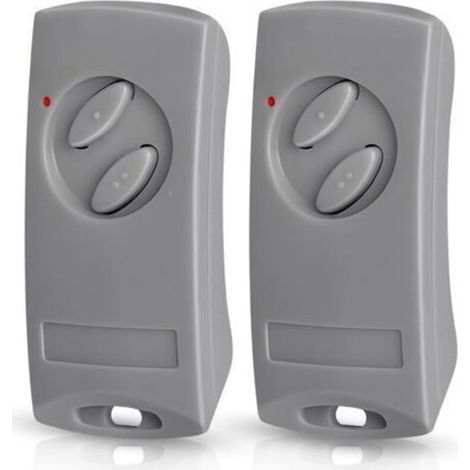 Pair Telecommande Portail pour EcoStar RSE2-433, RSC2-433, RSZ1-433, Compatible avec Hormann Ecostar Liftronic/TUBAUTO EuroPro 500/700/800 Portronic D2500/D5000/S4000, 2 Pièces (1/5)