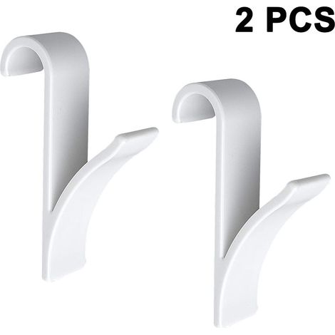 Crochet de radiateur en plastique, crochet multiple combiné pour radiateur, fixation flexible, compatible avec tous les radiateurs standard.