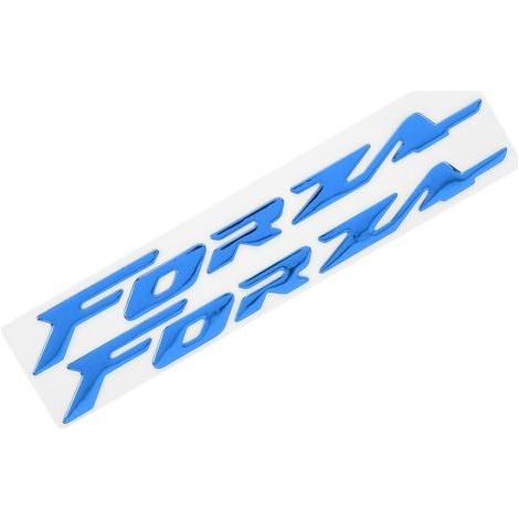 Paar 3D-Emblem-Aufkleber für die Karosserie von Honda FORZA 300 125 250 Motorrädern, blau. (1/5)