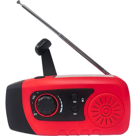 Radio FM Lampe Torche Multifonction À Batterie Rechargeable (1/5)
