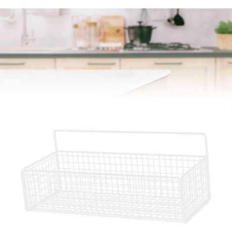 Panier De Rangement Mural - Fer - Pour Salle De Bain Cuisine Chambre - 1 Pièce (1/5)