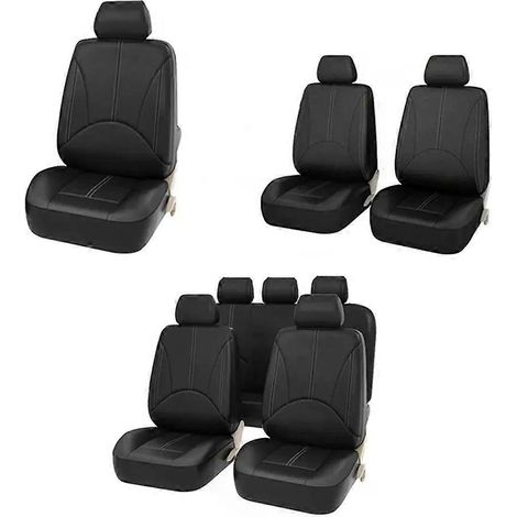 Universelles Autositzbezug-Set aus PU-Leder, Sitzschutz, Auto-Styling-Zubehör (1/4)