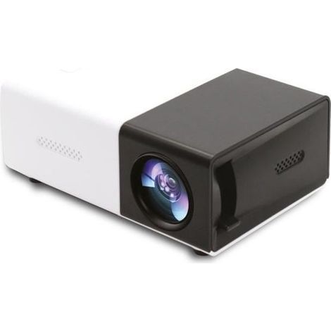 1080p Mini-LED-Projektor für Heimkino, Full HD - YG300 - Schwarz - 400 Helligkeit (1/4)
