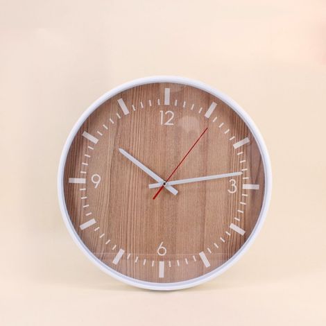 Horloge ronde en bois 40cm (1/5)