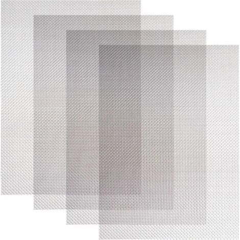 Metallgitter Drahtgeflecht Nagetierschutz Insektenschutzgitter aus Edelstahl 20 Mesh 300 x 210 mm für Belüftung Filtration 4 Stück (1/5)
