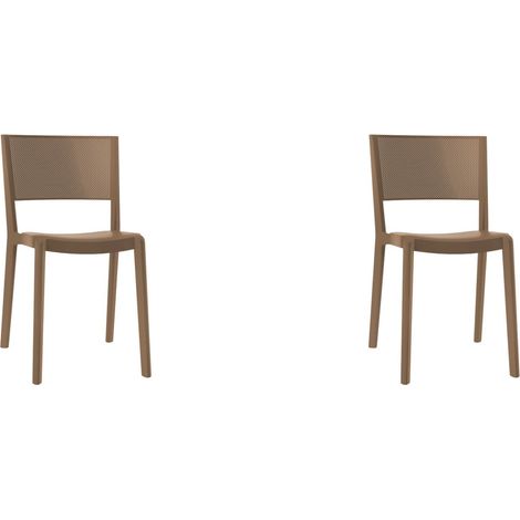 Resol SPOT Set 2 Silla Interior, Exterior Chocolate