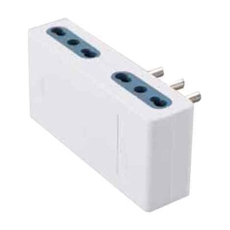 ADAPTADOR CUÁDRUPLE 16A CARDINALE 2P+T - tomas 10/16A 2P+T
