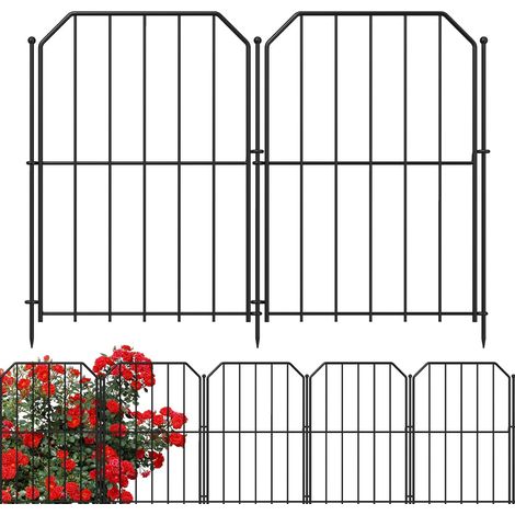 Clôture décorative de jardin métal antirouille 3 m