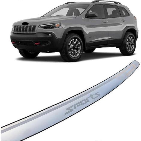 Accessoires automobiles : Protection de pare-chocs arrière pour Jeep Cherokee 2019-2024, protection de seuil de porte, pièces automobiles ( ) (1/5)