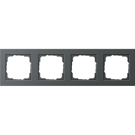 Gira Marco embellecedor 4f Gira E2 Antracita [021423], 0214 23