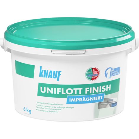 Knauf Uniflott Finish Spachtelmasse imprägniert 6 kg Spachtelmassen