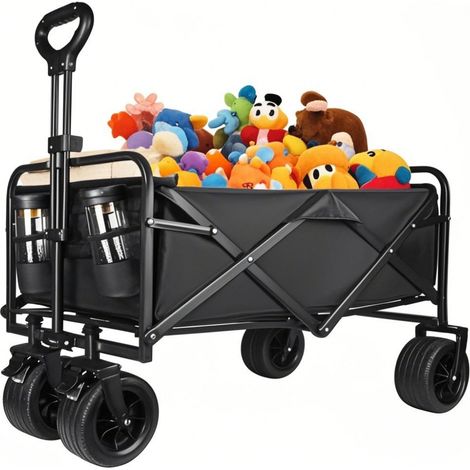 Chariot de camping pliable de 150 L, chariot à main d'extérieur (1/5)