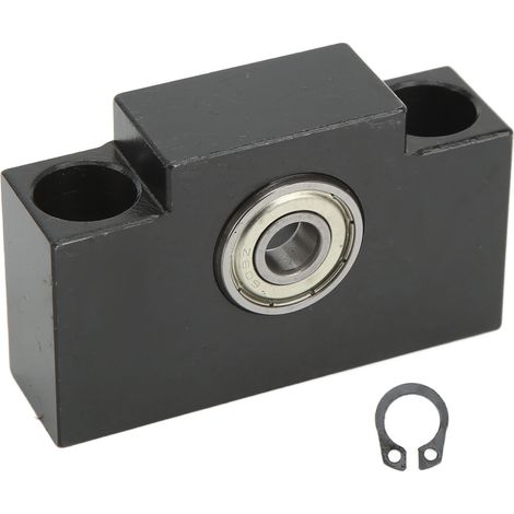 Support de bloc d'extrémité AF10 avec roulement, vis à billes en acier haute carbone pour montage sur fraiseuse CNC et tour (1/5)