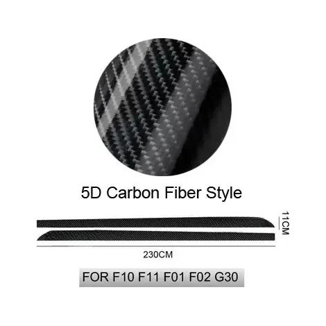 (5D pour 230 cm) 2 autocollants de bas de caisse latéraux pour BMW E90 E92 E93 F20 F21 F30 F31 F32 F33 F34 F15 F10 F01 F11 F02 G30 (1/3)
