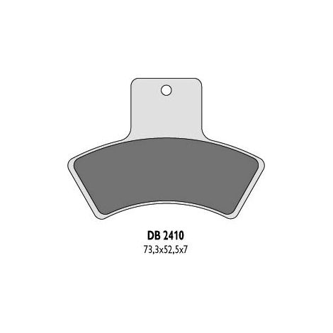 Pastillas de freno traseras Delta Polaris Scrambler Explorer Scrambler