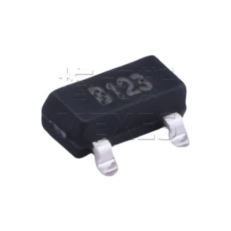 Changdian/Changjing BSS123 SOT-23 N-Kanal 100V 170mA MOSFET IC-Chip elektronische Bauteile, 5 Stück pro Packung.