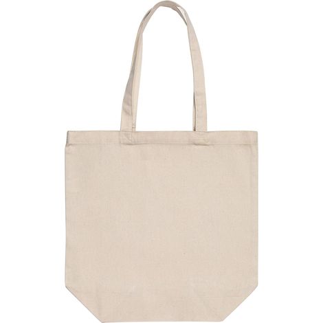 Sac En Coton - Sac Réutilisable Pour Courses - Toile De Coton Naturel - 38 X 42 Cm - Lot De 2 (1/5)