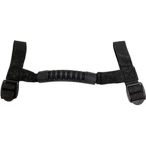 Poignées de maintien pour arceau de sécurité, compatibles avec Jeep Wrangler (lot de 2), noires (1/5)