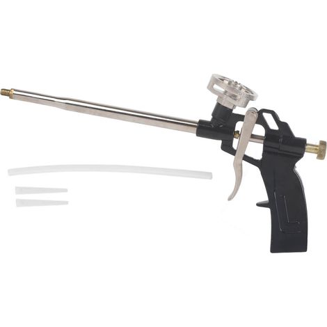 Pistolet à mousse PTFE aluminium durable, outil de remplissage et d'étanchéité pour portes de balcon et fenêtres, 34 L/min (1/5)