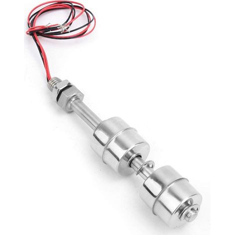 [NUNCA USADO]Interruptor de flotador, sensor de nivel, interruptor de sensor de líquido para tanque (cuerpo de flotador de 100 mm) (1/4)