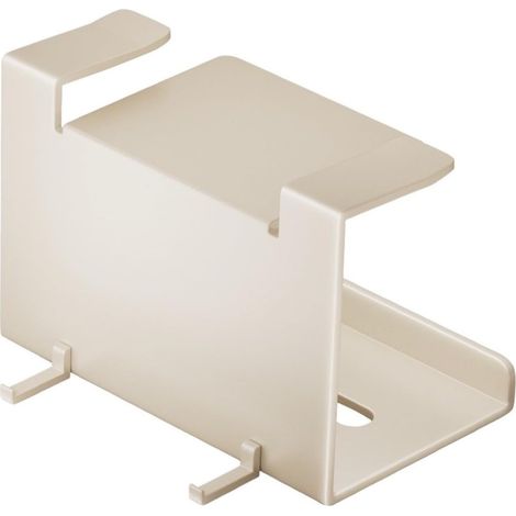 Milky white under-cabinet paper towel dispenser for kitchen and bathroom (1/5)