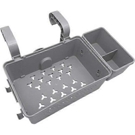 Panier de rangement pour piscine avec porte-gobelet, panier de rangement extérieur pour piscine hors-sol/sur structure. (1/5)