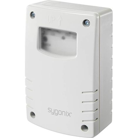 Sygonix SY-5836542 Interruttore crepuscolare Grigio 230 V/AC 1 NA 1 fino a 9 h (1/5)