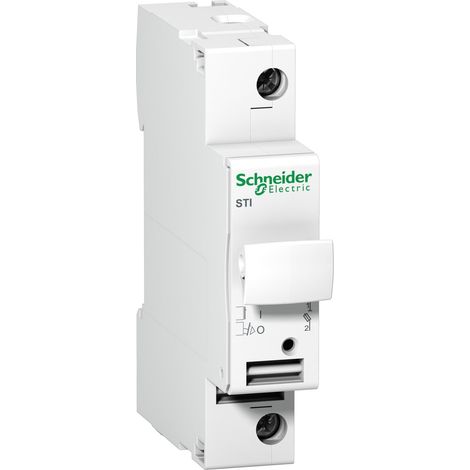 A9n15635 Sectionneur Porte Fusible Schneider 20a - 1p - Pour Fusibles 8x31mm - Schneider Acti9 Sti (1/2)