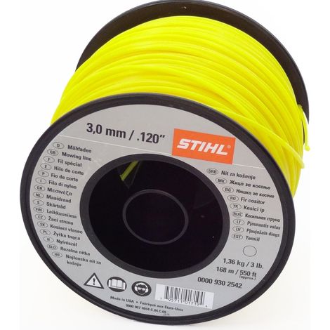 FILO STIHL PER DECESPUGLIATORE TONDO 3,0 MM X 162 MT