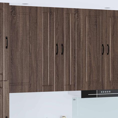 Küchenschrank Lucca Brauneiche 60 x 31 x 100 cm Holzwerkstoff