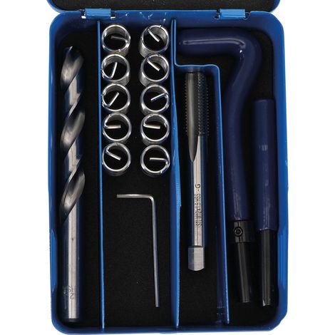 BGS  Kit  de  reparación  de  roscas  M12  x  1,5  14  piezas  -  9429